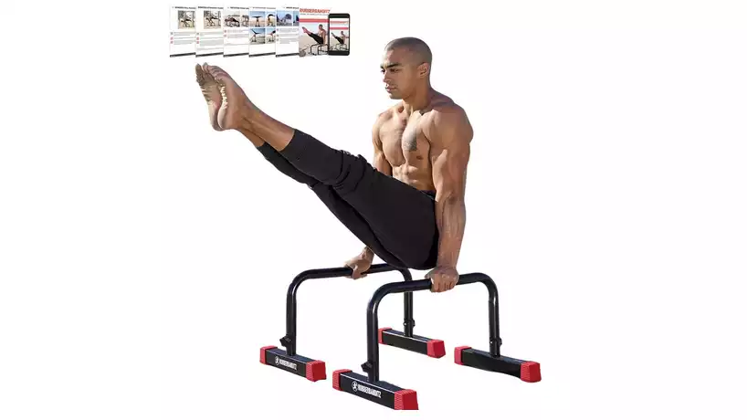 Rubberbanditz Parallettes Push Up & Dip Bars